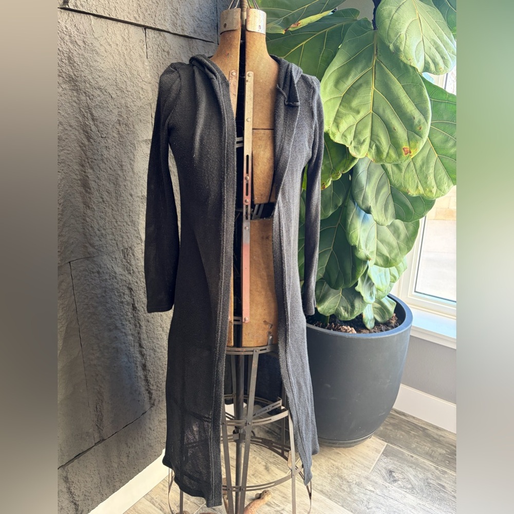 BONGO Black Long Cardigan Sweater